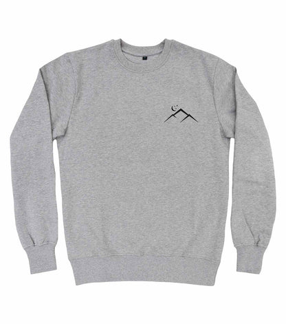 Abstract Mountain Organic Sweatshirt