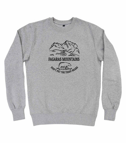 Fagaras Mountains Organic Sweatshirt