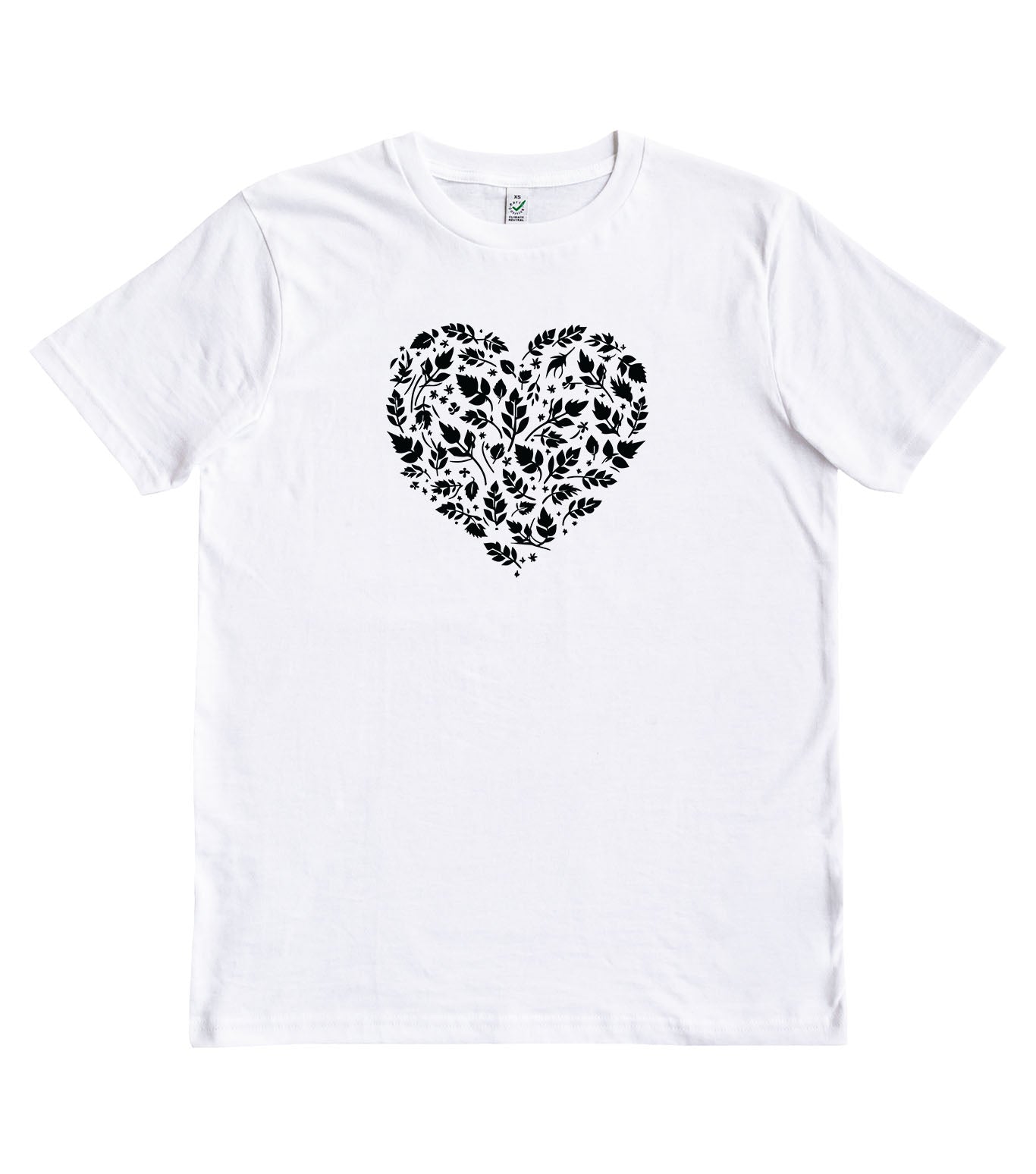 Tricou Organic Leaf Heart