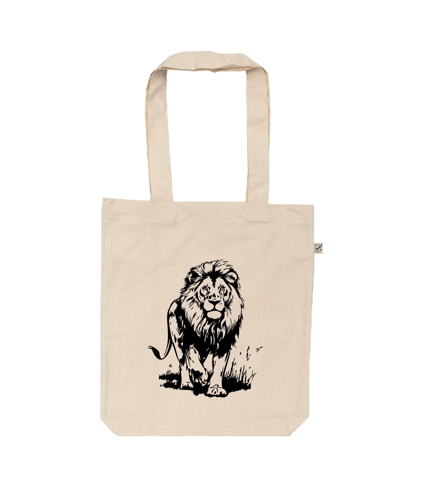 Lion Organic Tote Bag