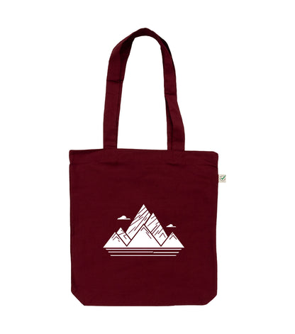 Mountains Organic Tote Bag