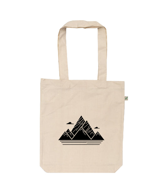 Mountains Organic Tote Bag