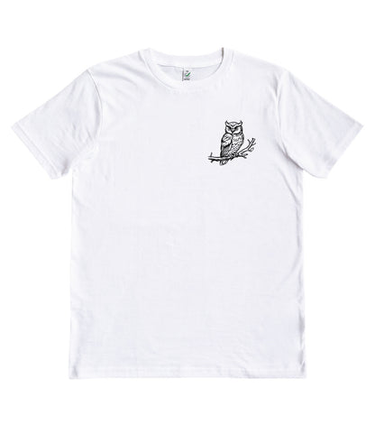 Tricou Organic Owl on Branch