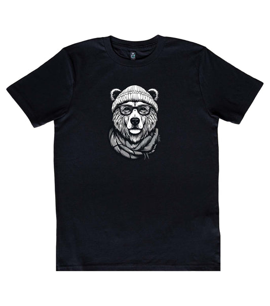 Tricou Organic Bear With Beanie