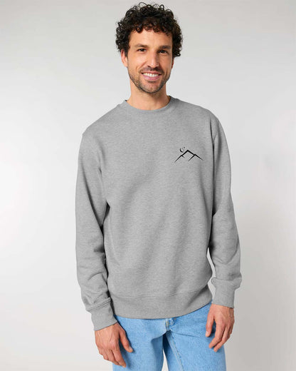 Abstract Mountain Organic Sweatshirt