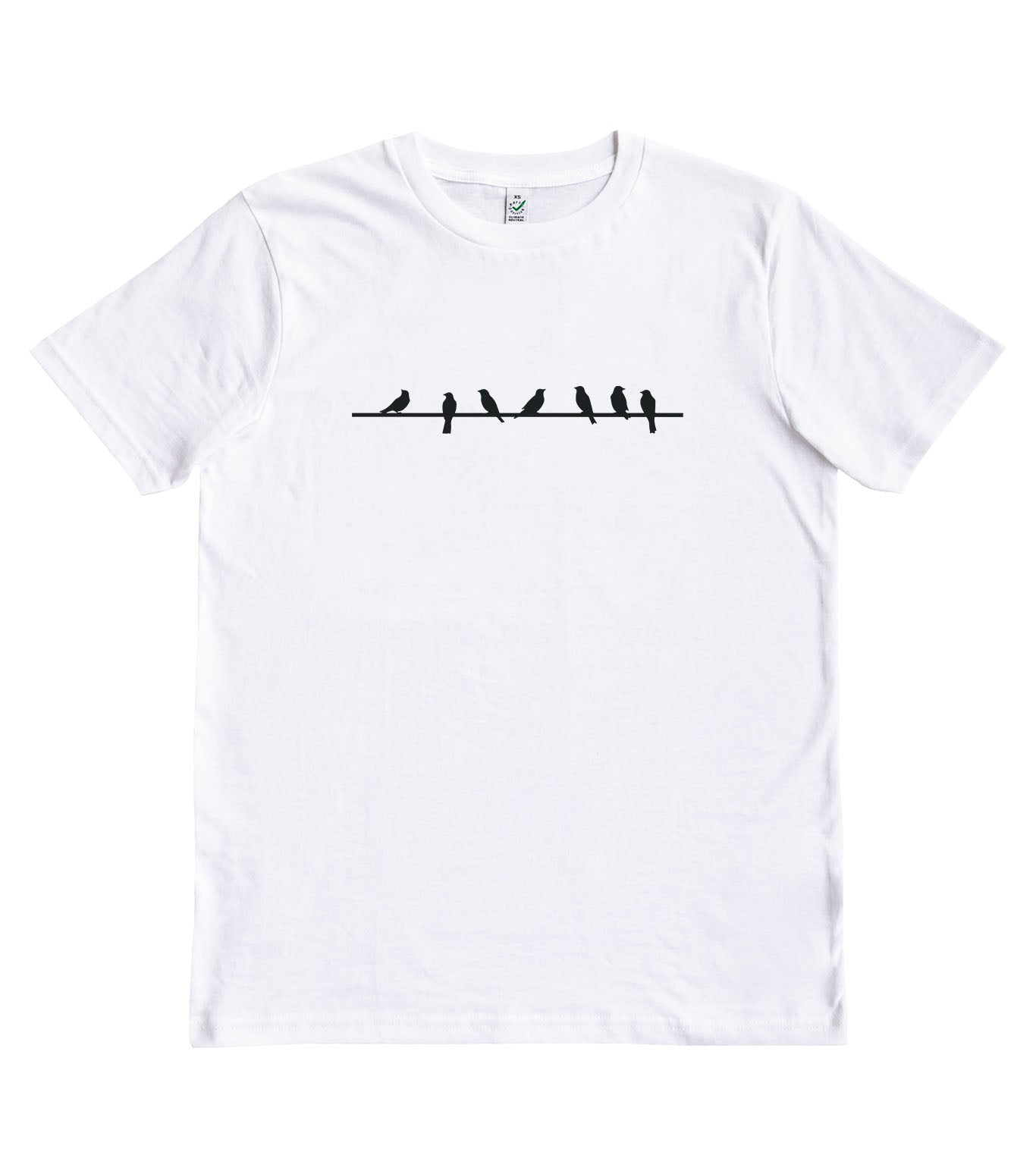 Birds On Wire Organic T-Shirt