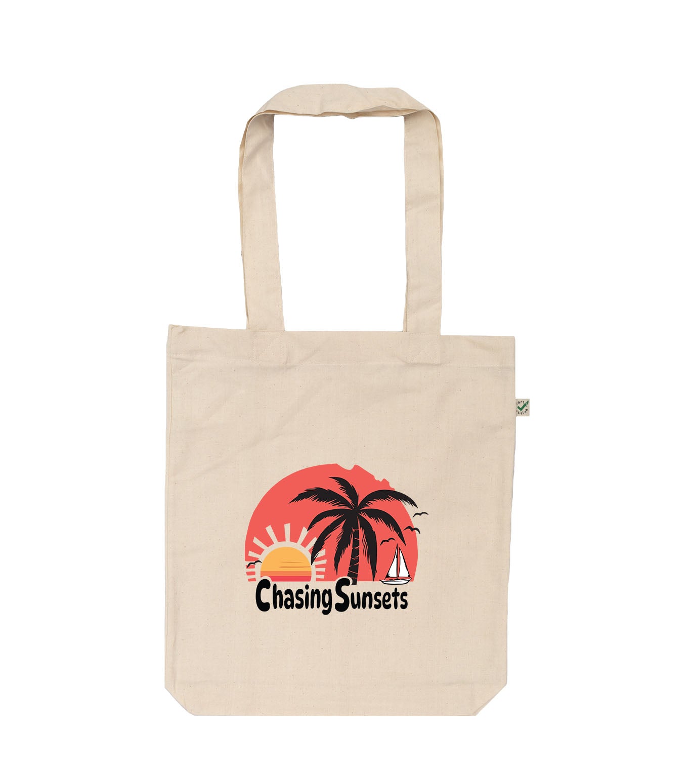 Chasing Sunsets Organic Tote Bag