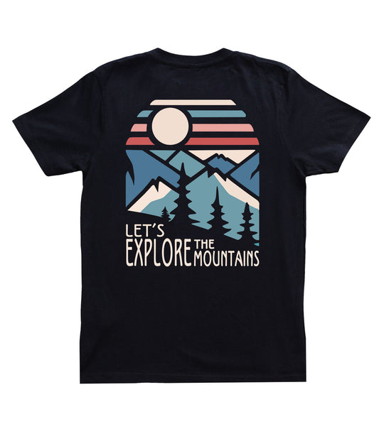 Explore the Mountains Organic T-Shirt