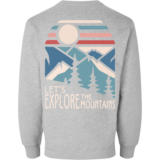 Explore the Mountains Organic Sweatshirt