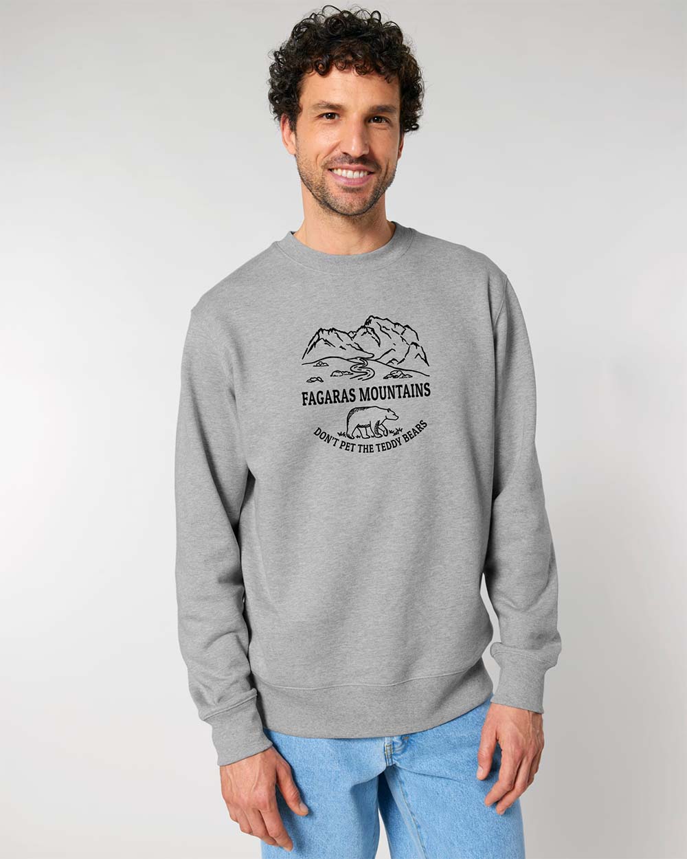 Fagaras Mountains Organic Sweatshirt