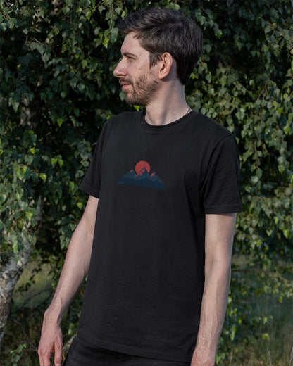 Geometric Mountain Organic T-Shirt