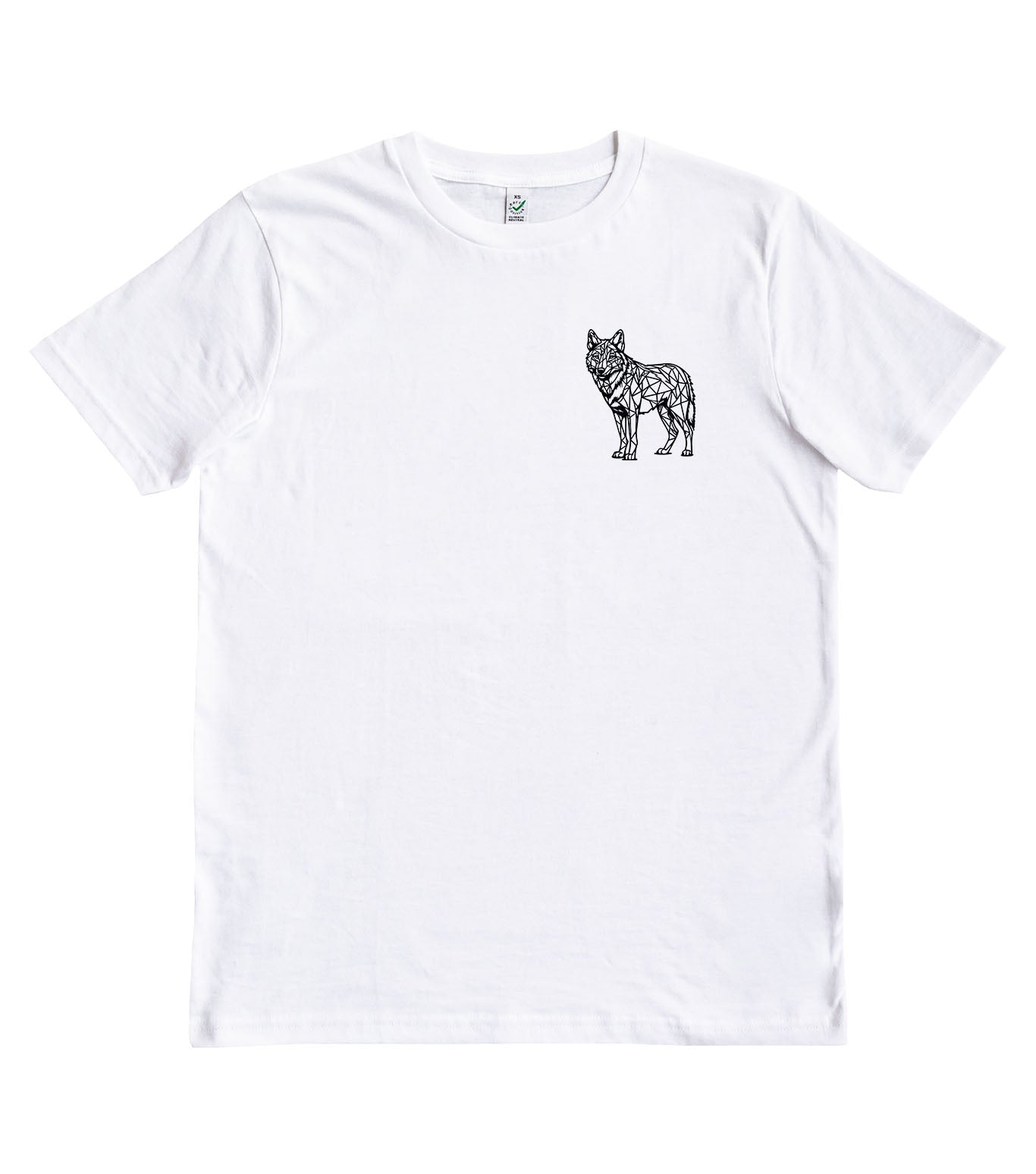 Tricou Organic Geometric Wolf