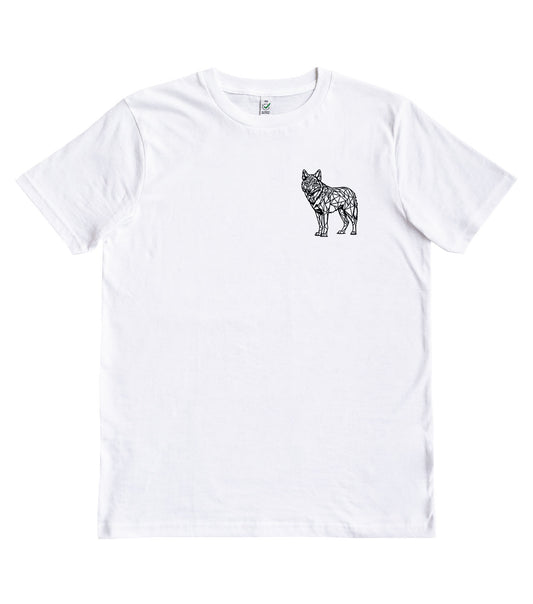 Tricou Organic Geometric Wolf