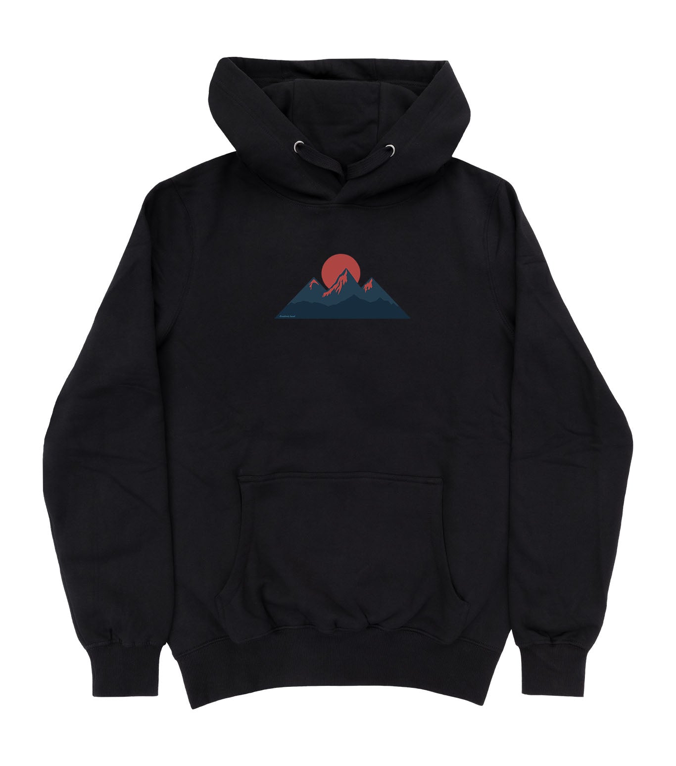 Geometric Mountain Organic Hoodie