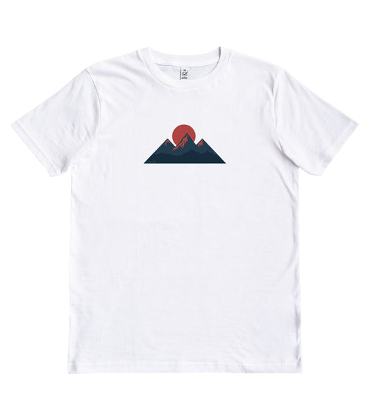 Geometric Mountain Organic T-Shirt