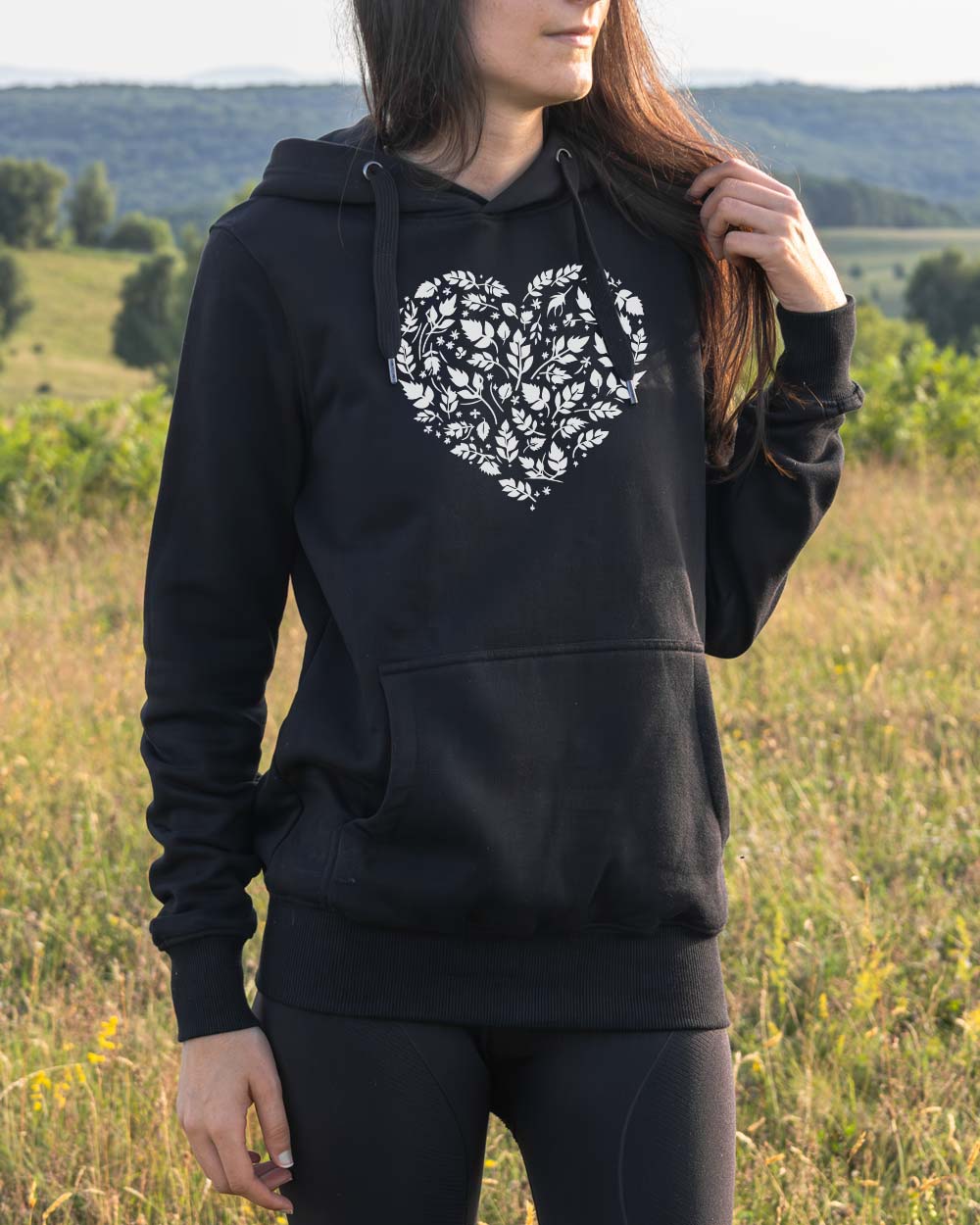 Leaf Heart Organic Hoodie