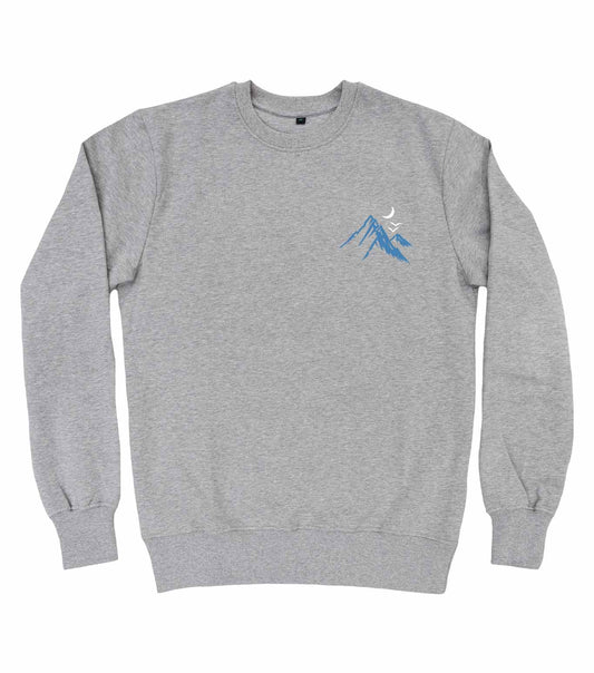 Minimalist Mountain Organic Sweatshirt