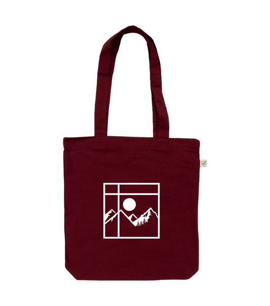 Mountain Square Organic Tote Bag