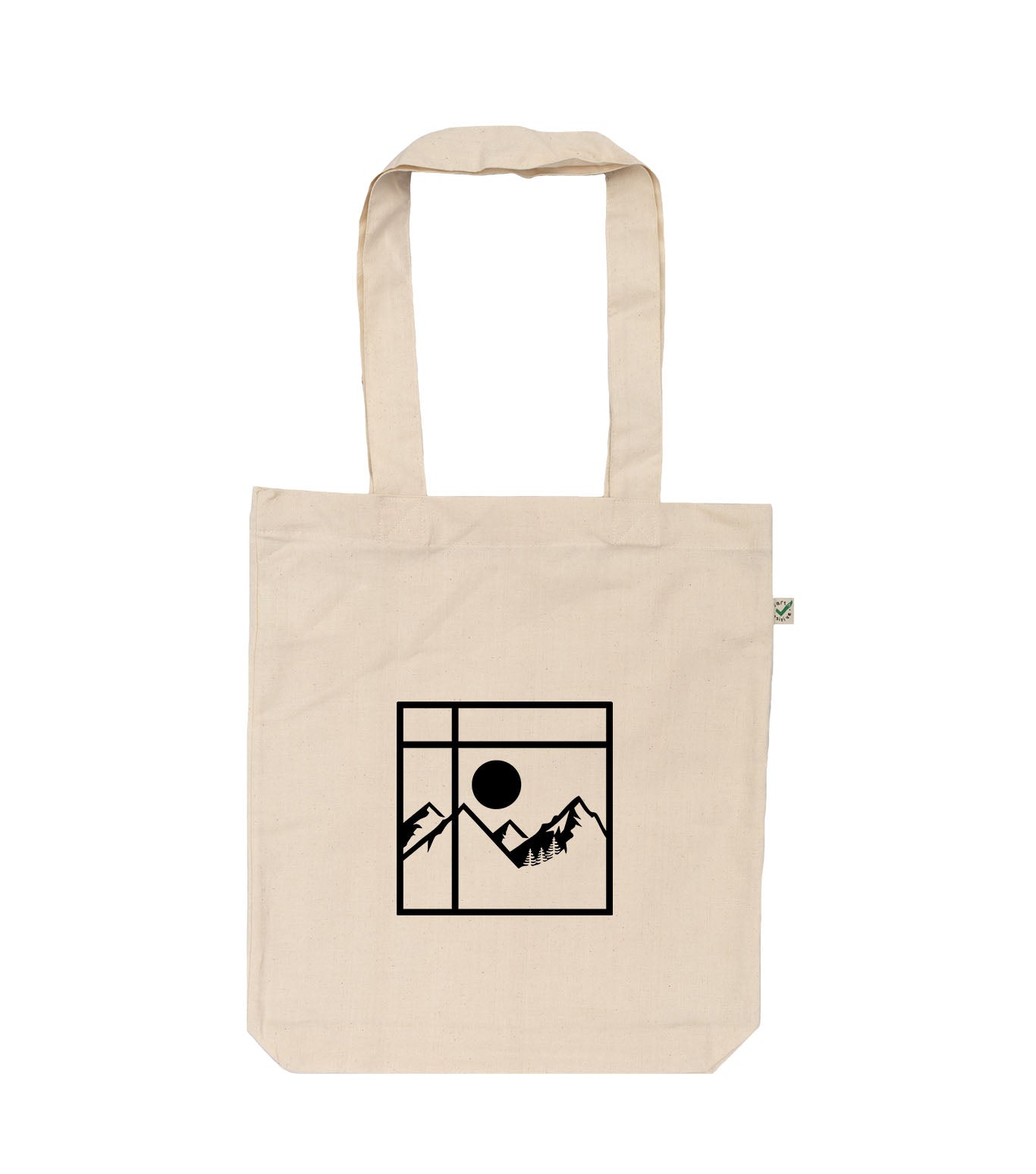 Mountain Square Organic Tote Bag