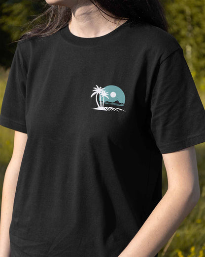 Palm Tree & Sun Organic T-Shirt