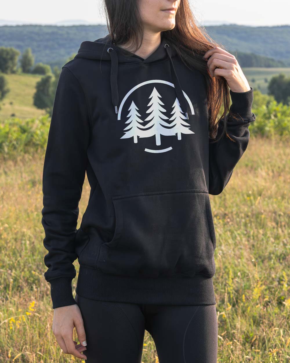 Pine Trees Organic Hoodie