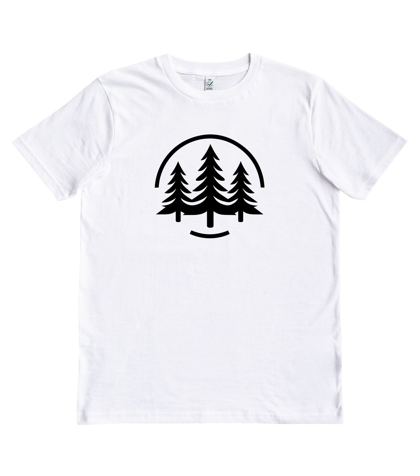 Tricou Organic Pine Trees