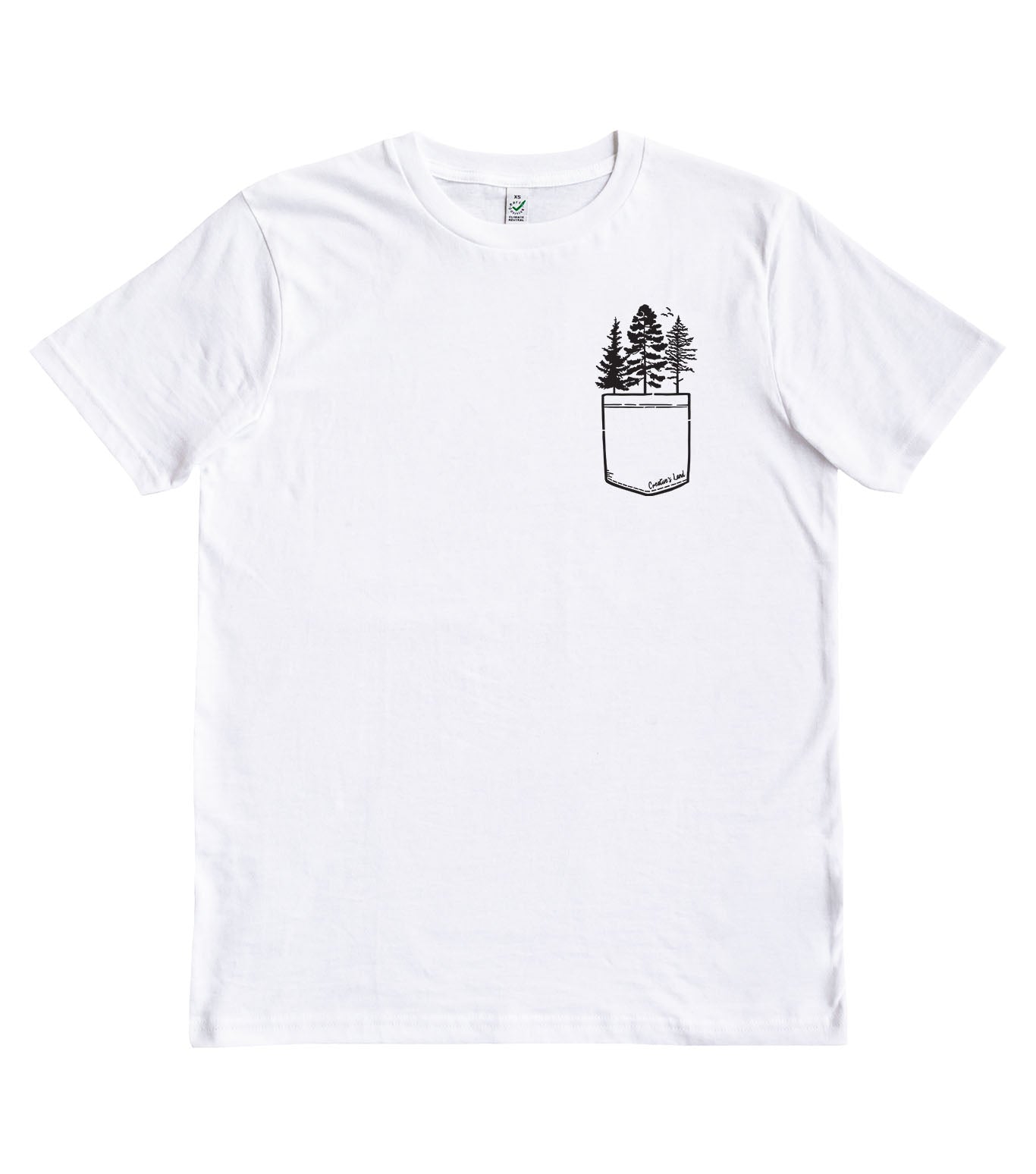 Tricou Organic Pocket Trees