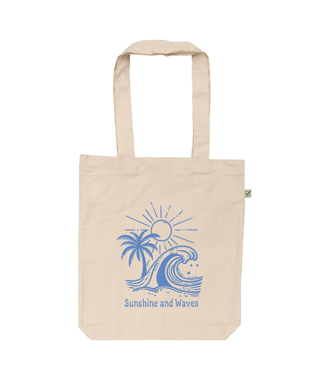 Sunshine & Waves Organic Tote Bag