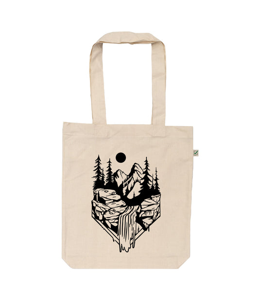 Waterfall Organic Tote Bag