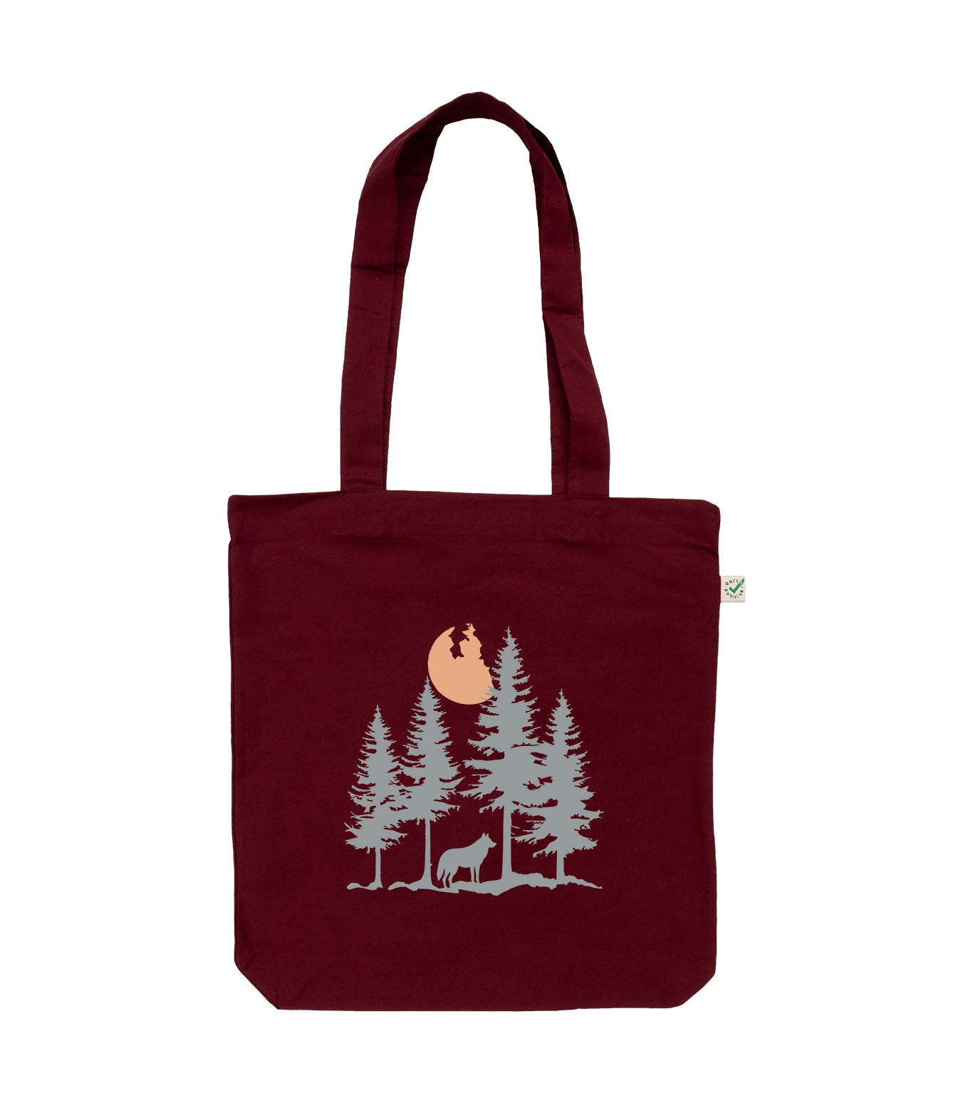 Wolf Organic Tote Bag